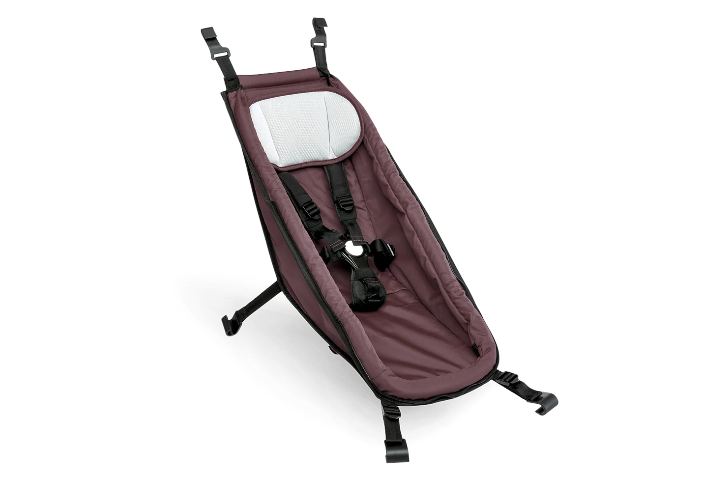 Croozer Babysitz Kraams Blossom Red-1