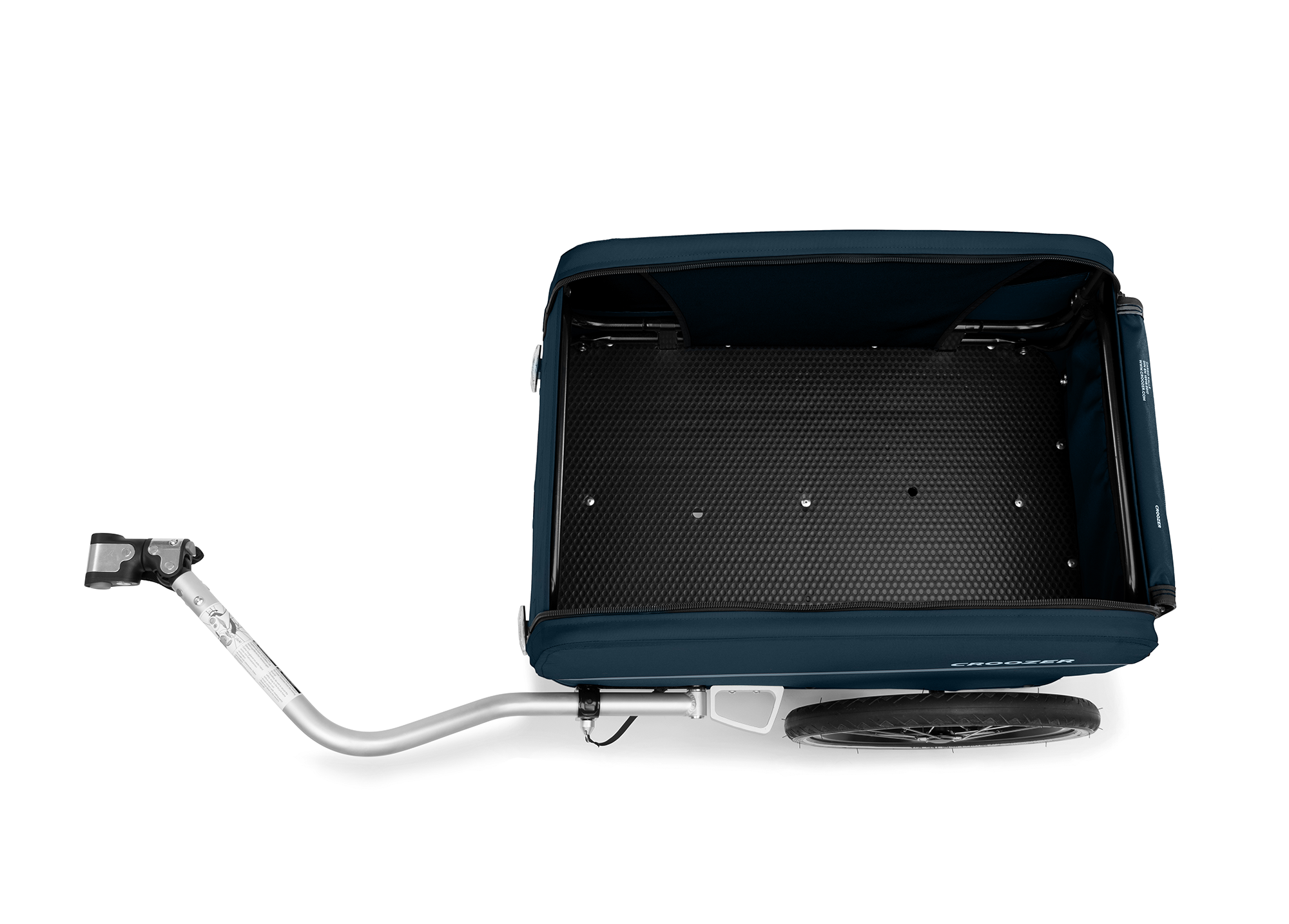 Croozer Cargo Tuure – Lastenanhänger (Blueberry Blue) – Ansicht 4