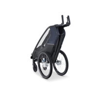 Croozer Lykke – Faltbarer Zweisitzer (Fahrradanhänger & Kinderwagen), Blueberry Blue Croozer Lykke – Faltbarer Zweisitzer (Fahrradanhänger & Kinderwagen), Blueberry Blue – Ansicht 2