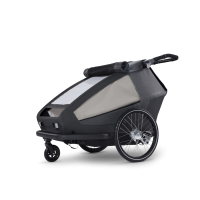 Croozer Yuuna – Modularer Fahrradanhänger (Kid/Dog/Cargo), Moonlight Black Croozer Yuuna – Modularer Fahrradanhänger (Kid/Dog/Cargo), Moonlight Black – Ansicht 3