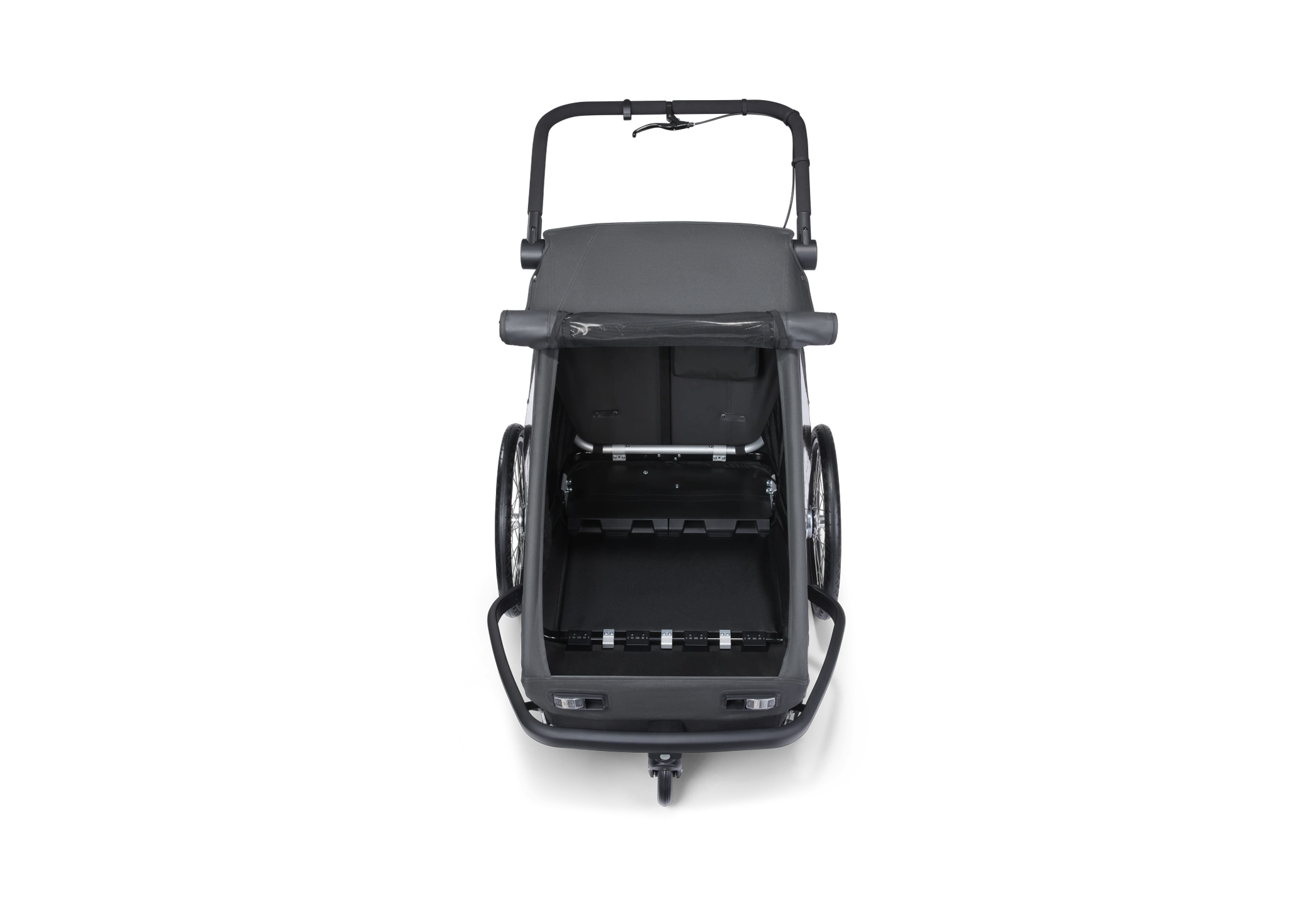 Croozer Yuuna – Modularer Fahrradanhänger (Kid/Dog/Cargo), Moonlight Black Croozer Yuuna – Modularer Fahrradanhänger (Kid/Dog/Cargo), Moonlight Black – Ansicht 6