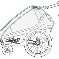 Qeridoo Regenschutz Kidgoo 1 Qeridoo Regenschutz Kidgoo 1 – Ansicht 3