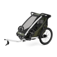 Thule Chariot Lite Einsitzer – Vintage Grün